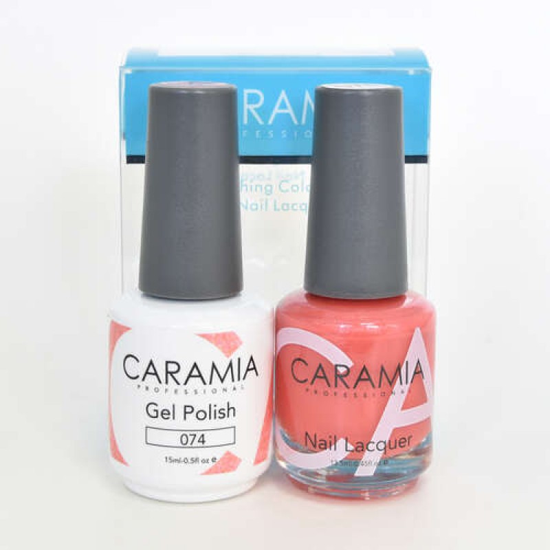 #074 Caramia Gel Polish & Nail Lacquer 0.5oz